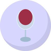 Egg Chair Flat Bubble Icon vector