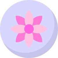 Dandelion Flat Bubble Icon vector
