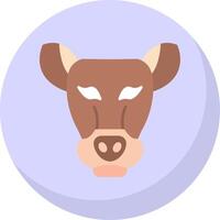 Llama Flat Bubble Icon vector