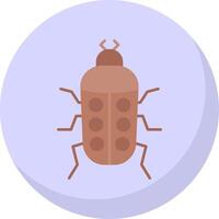 Insect Flat Bubble Icon vector