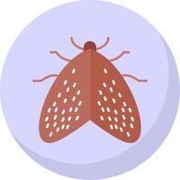 Insect Flat Bubble Icon vector