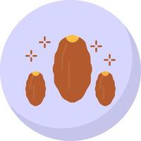 Dates Flat Bubble Icon vector