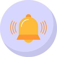 Bell Flat Bubble Icon vector