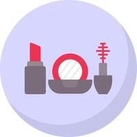 Cosmetic Flat Bubble Icon vector