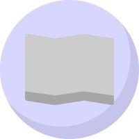 Folding Screen Flat Bubble Icon vector