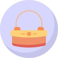 Clutch Flat Bubble Icon vector