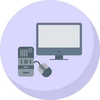informática plano burbuja icono vector
