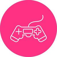 Video Game Flat Bubble Icon vector