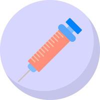 Injection Flat Bubble Icon vector