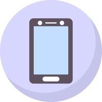 Smartphone Flat Bubble Icon vector