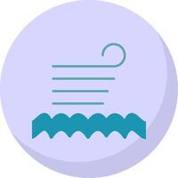 Calm Flat Bubble Icon vector