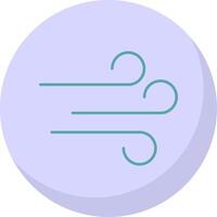 Wind Flat Bubble Icon vector