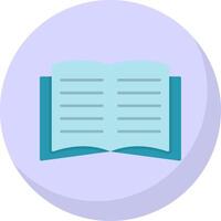 Book Flat Bubble Icon vector