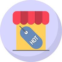Hot Sale Flat Bubble Icon vector