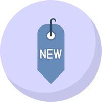 New Flat Bubble Icon vector