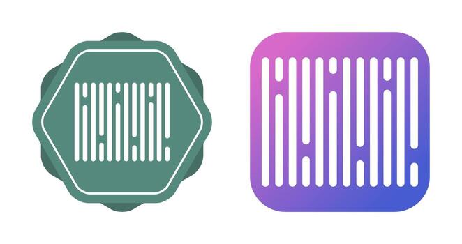 icono de vector de código de barras