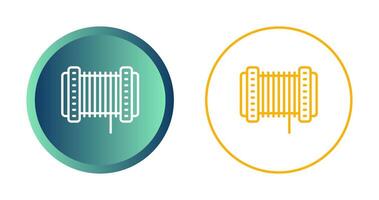 cable carrete vector icono