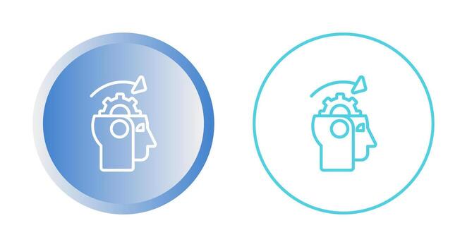 Machine Learning Vector Icon