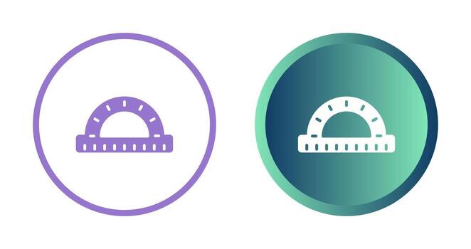 Protractor Vector Icon