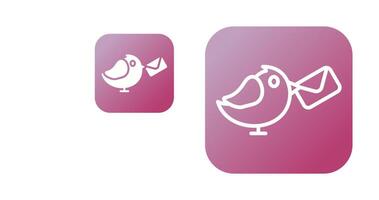 Carrier Pigeon Vector Icon