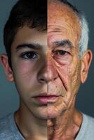 AI generated The Beauty of Aging Created With Generative AI Technology photo
