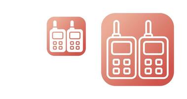 Two way Radio Vector Icon