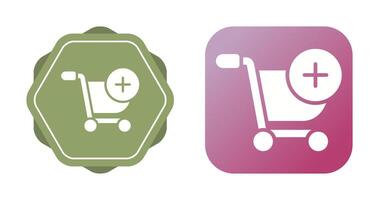 icono de vector de carrito de compras