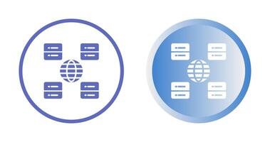 Content Delivery Network Vector Icon