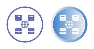 Content Delivery Network Vector Icon