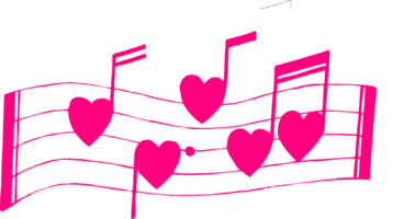 musical escala de amor png