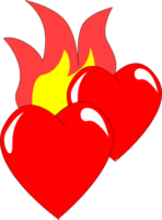 Fire love valentine png