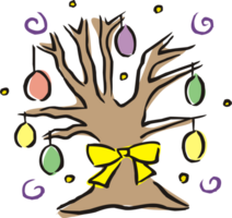 Easter egg hunt decoration png