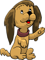 Cutest dog character png