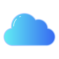 cloud icons, free weather png icons suitable for UI design, mobile applications, etc