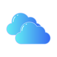 cloud icons, free weather png icons suitable for UI design, mobile applications, etc