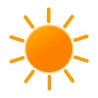 Sun Icon, Weather Icon, suitable for UI, websites, mobile applications png