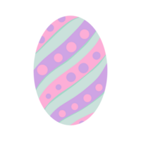 Easter egg colorful png