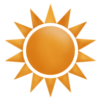 Sun yellow illustration. png