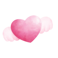 Flying heart, Heart cupid. png