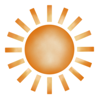 Sun yellow illustration. png