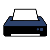 ai gegenereerd icoon printer scanner png