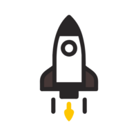 ai generiert Jet Rakete Symbol png