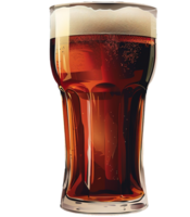 AI generated illustration glass of beer for celebrate st patrick day ai generated png