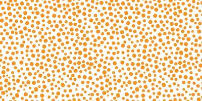 Seamless pattern with abstract spots, dots, macro pollen, uneven circles. A simple print with chaotic random circles. Vector graphics.