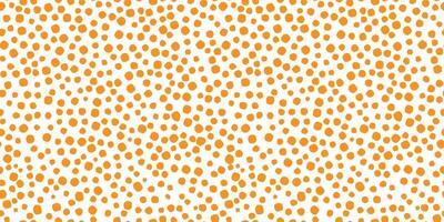 Seamless pattern with abstract spots, dots, macro pollen, uneven circles. A simple print with chaotic random circles. Vector graphics.