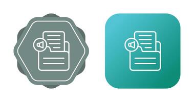 Document Insert Audio Vector Icon