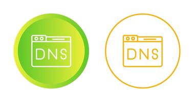 Domain DNS Management Vector Icon