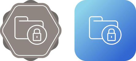 Secure Folder Vector Icon