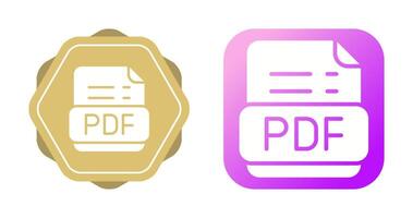 Pdf Format Vector Icon