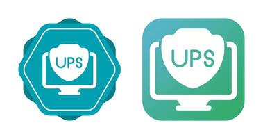 UPS vector icono